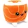 JoyToy Plushi Uramaki mit Lachs 20 cm Orange
