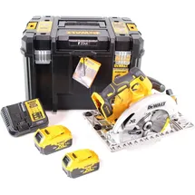 DeWalt DCS 572 P2 Akku-Handkreissäge 18V 184 x 16 mm + 2x Akku 5,0 Ah + Ladegerät + T-STAK