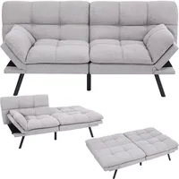 Makika Schlafsofa 3-Sitzer Schlafcouch Paul verstellbar mit Schlaffunktion in
