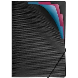 Veloflex Registermappe Diamond A4 PP-Folie schwarz
