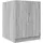 vidaXL Waschmaschinenschrank 71 x 71,5 x 91,5 cm Grau Holz