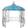 heute wohnen Pergola Almeria Ø 3 m inkl. 4 Seitenteile Terracotta-braun/Orange