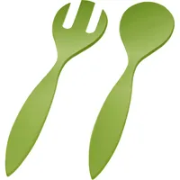 Magu Salatbesteck Natur grün,