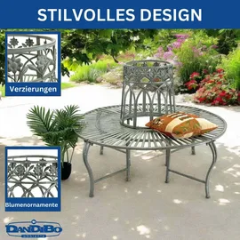 DanDiBo Ambiente Baumbank Ø 120 cm Grau