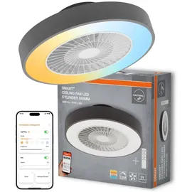 Osram Cylinder 55 cm Deckenventilator Grau