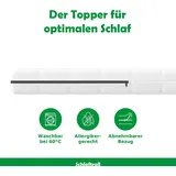 Erholsamer Kaltschaum Matratzentopper 200 x 200 - Weiß
