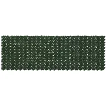 vidaXL Balkonverkleidung 300 x 100 cm Dunkelgrün Polyethylen