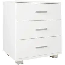 Wohnling Nachtschrank Latina 45 x 34 x 54 cm Weiß