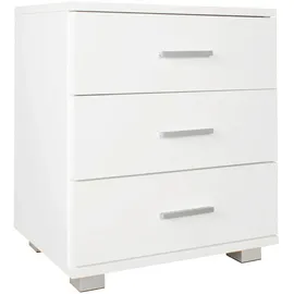 Wohnling Nachtschrank Latina 45 x 34 x 54 cm Weiß