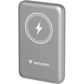 Verbatim Charge 'n' Go Magnetic Akku Ladegerät 10000mAh Grau