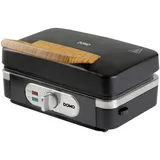 DOMO collection DOMO SANDWICH-WAFFEL-GRILL 3-IN-1 INKY BLACK Sandwichmaker Schwarz