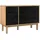 vidaXL Otta 111 x 43 x 73,5 cm Schwarz