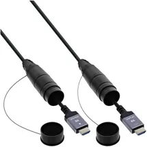 InLine HDMI-Kabel 2.1 50 m Schwarz