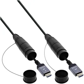 InLine HDMI-Kabel 2.1 50 m Schwarz