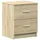 vidaXL Nachtschrank mit 2 Schubladen 40 x 36 x 50 cm Braun