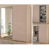 Parisot Schiebetürenschrank Swing 178 x 203 x 0 cm Beige
