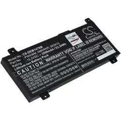 Akku passend für Laptop Dell Inspiron 14 7466, Inspiron 14 7477, Typ 0M6WKR - 15,2V - 3500 mAh