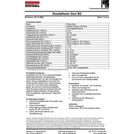 SOUDAL Soudafoam 2K B2 Zargenschaum 400 ml