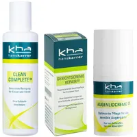  Hans Karrer Clean Complete, Gesichtscreme Repair, Augenlidcreme