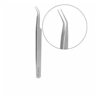 Nanolash Eyelash Tweezers Curved Hilfsmittel zum Auftragen von künstlichen Wimpern 1 St.