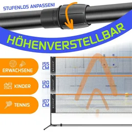 Kesser Badmintonnetz 300cm/400cm/500cm