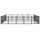 vidaXL Outdoor-Hundezwinger 4,85 m x 4,85 m x 1 m Stahl Schwarz