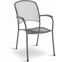 MWH Das Original Carlo Stapelsessel 58 x 65 x 89 cm eisengrau