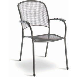 MWH Das Original Carlo Stapelsessel 58 x 65 x 89 cm eisengrau
