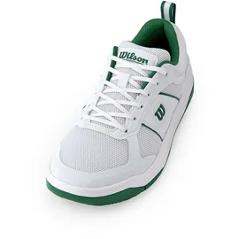 Wilson Pickle Pro Herren-Pickleball-Schuhe, Klassisches Design, Hervorragende Passform, Robuste Struktur, Mit atmungsaktivem Mesh, Bosphorus/Weiß/Bosphorus, Größe 9,5
