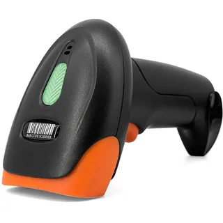 Handheld Barcode Scanner 1D 2D QR Code Book Scanner für PC Handbuch Continuous Scanning USB Kabelbalkenleser Handscanner (USB Connect)