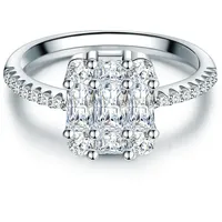 Trilani Ring Sterling Silber Zirkonia in 58 Damen