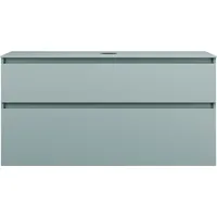 Burgbad Lin20 Waschtischunterschrank inklusive Konsolenplatte, 2 Auszüge,1202x487x661mm, WWYI120F5395, Farbe: