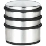 Relaxdays Türstopper Silber 8 cm