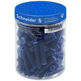 Schneider Tintenpatronen 100 Stück Blau