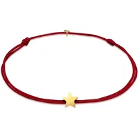 Elli Stern Astro Textilband 925 Silber«, rot