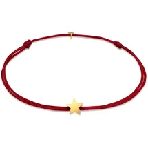 Elli Stern Astro Textilband 925 Silber«, rot