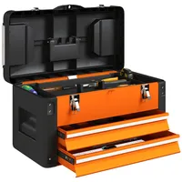 Homcom Werkzeugkiste leer, 49,7 x 25,3 x 28,9 cm