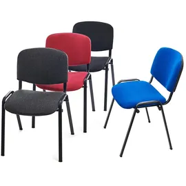 Rocada Besucherstuhl ohne Armlehnen grau