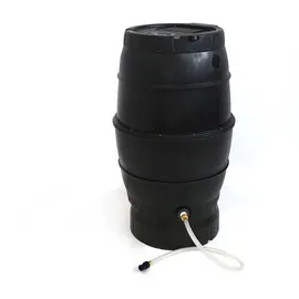 Yerd Regenfass 170 l Schwarz