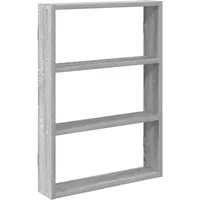 VidaXL Wandregal Grau Sonoma 43x9x60 cm Holzwerkstoff
