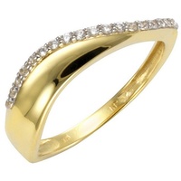 Celesta Fingerring »375 Gold mit Zirkonia weiß«, 92577816-58 gelb + weiß)