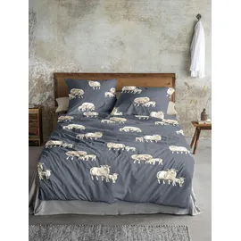 IRISETTE Panda 8545 Blau 155 x 200 cm + 2 x 80 x 80 cm