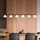 Hell Mona 6-flg. LED 114 cm schwarz
