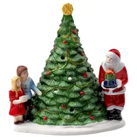 Villeroy & Boch Santa am Baum 20 x 17 x 23 cm grün/bunt