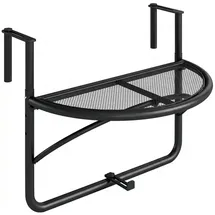 Outsunny Balkonhängetisch 60 x 50 x 45 cm Schwarz/Weiß