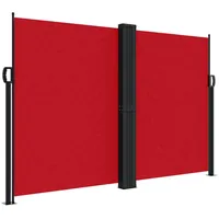 vidaXL Seitenmarkise Ausziehbar Rot 160x600 cm