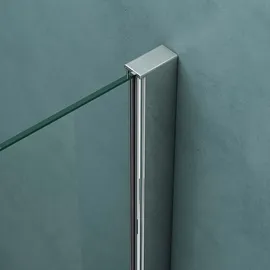 mai & mai Ravenna08 Fünfeck-Duschkabine mit Drehtür rechts 80 x 195 cm ESG-Sicherheitsglas