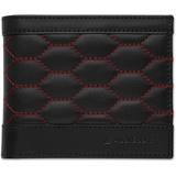 Audi collection Audi 3152201200 Geldbörse Leder Herren Brieftasche RFID-Schutz Portemonnaie, schwarz/rot