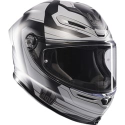 AGV K6 S Ultrasonic Helm, zwart-grijs, XL Voorman