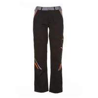 Planam Bundhose Visline schwarz/orange/zink